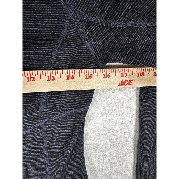 Old Navy Blue Striped Full Zip Jacket Women’s Size Small Fitted - Picture 3 of 5